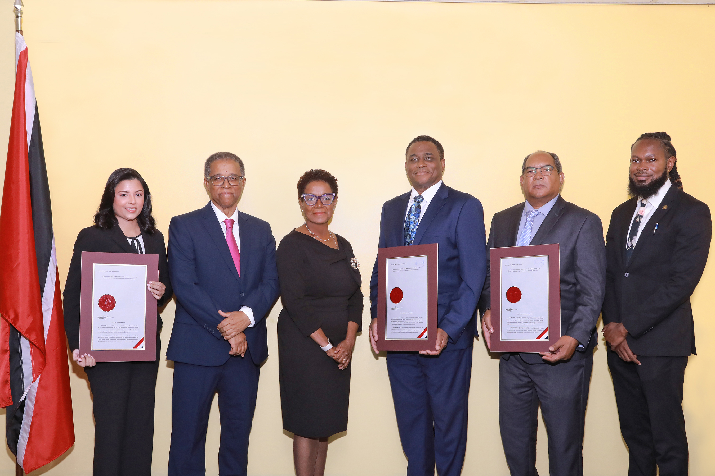 Chairman and new ICTT members April 2026